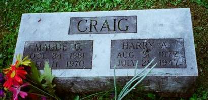 CRAIG, MAUDE G. - Henry County, Iowa | MAUDE G. CRAIG 