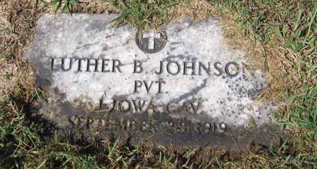 JOHNSON, LUTHER B - Henry County, Iowa | LUTHER B JOHNSON 