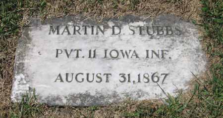 STUBBS, MARTIN D - Henry County, Iowa | MARTIN D STUBBS 