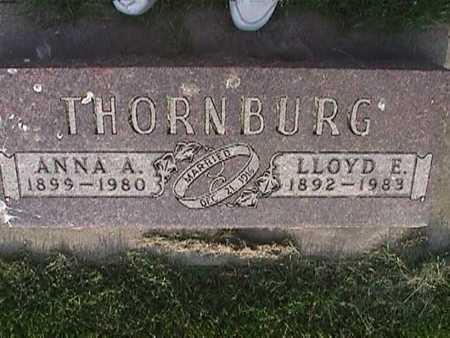 THORNBURG, LLOYD Henry County, Iowa LLOYD THORNBURG Iowa