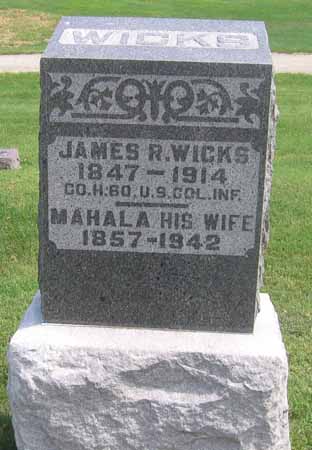 WICKS, JAMES R - Henry County, Iowa | JAMES R WICKS 