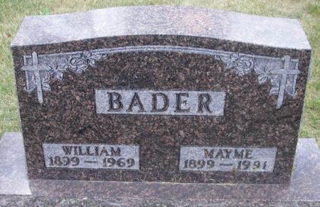 BADER, MAYME - Howard County, Iowa | MAYME BADER 