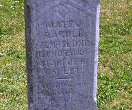 BAKULE, MATE J. - Howard County, Iowa | MATE J. BAKULE 