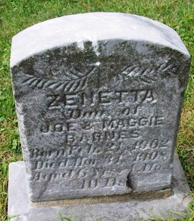 BARNES, ZENETTA - Howard County, Iowa | ZENETTA BARNES 