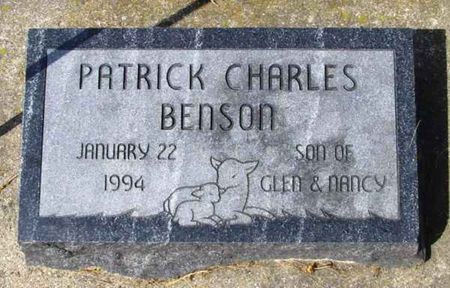 BENSON, PATRICK CHARLES - Howard County, Iowa | PATRICK CHARLES BENSON 