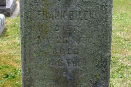 BILEK, FRANK - Howard County, Iowa | FRANK BILEK 