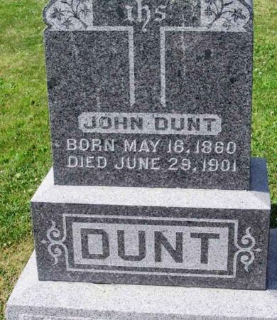 DUNT, JOHN - Howard County, Iowa | JOHN DUNT 