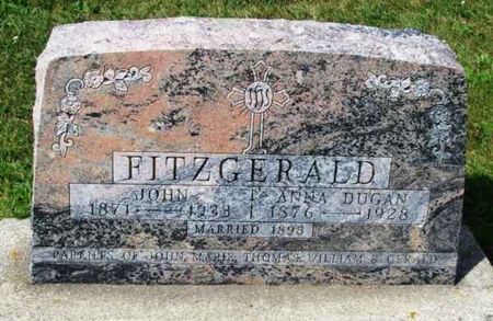 DUGAN FITZGERALD, ANNA - Howard County, Iowa | ANNA DUGAN FITZGERALD 
