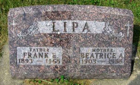 LIPA, BEATRICE A. - Howard County, Iowa | BEATRICE A. LIPA 