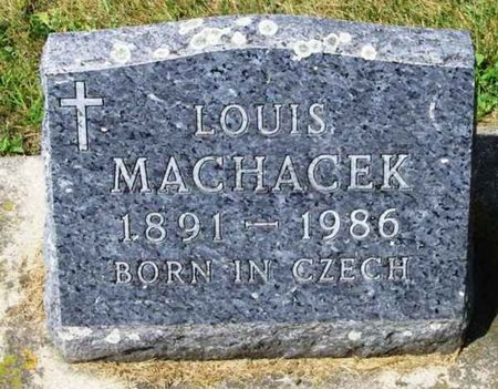 MACHACEK, LOUIS - Howard County, Iowa | LOUIS MACHACEK 