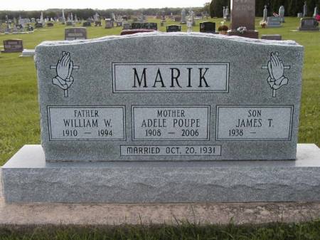 POUPE MARIK, ADELE - Howard County, Iowa | ADELE POUPE MARIK 