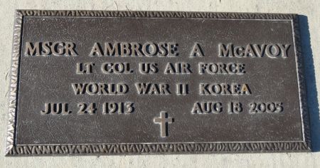 MCAVOY, AMBROSE A. MSGR - Howard County, Iowa | AMBROSE A. MSGR MCAVOY 