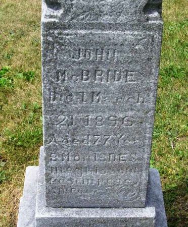 MCBRIDE, JOHN - Howard County, Iowa | JOHN MCBRIDE 