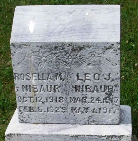 NIBAUR, ROSELLA M. - Howard County, Iowa | ROSELLA M. NIBAUR 