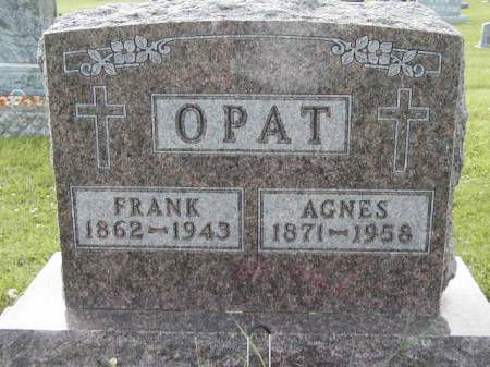OPAT, AGNES - Howard County, Iowa | AGNES OPAT 