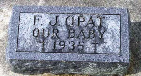 OPAT, F. J. - Howard County, Iowa | F. J. OPAT 