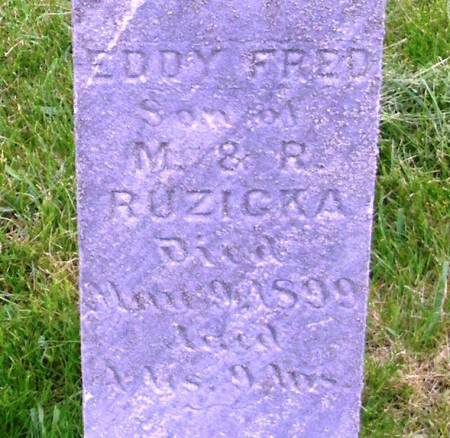 RUZICKA, EDDY - Howard County, Iowa | EDDY RUZICKA 