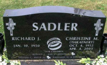 THRAENERT SADLER, CHRISTINE M. - Howard County, Iowa | CHRISTINE M. THRAENERT SADLER 