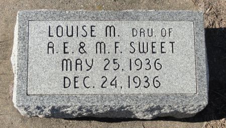 SWEET, LOUISE M. - Howard County, Iowa | LOUISE M. SWEET 