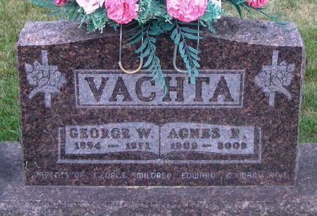 VACHTA, GEORGE W. SR. - Howard County, Iowa | GEORGE W. SR. VACHTA 