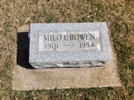 BOWEN, MILO - Humboldt County, Iowa | MILO BOWEN 
