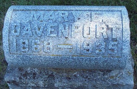 DAVENPORT, MARY ESTHER - Humboldt County, Iowa | MARY ESTHER DAVENPORT 