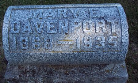 DAVENPORT, MARY ESTHER - Humboldt County, Iowa | MARY ESTHER DAVENPORT 