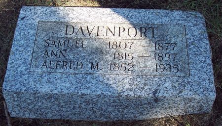 DAVENPORT, SAMUEL - Humboldt County, Iowa | SAMUEL DAVENPORT 