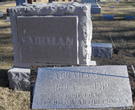 FAIRMAN, ABRAHAM C. - Humboldt County, Iowa | ABRAHAM C. FAIRMAN 