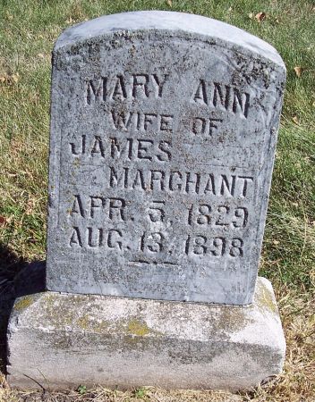 WILLIAMS MARCHANT, MARY ANN - Humboldt County, Iowa | MARY ANN WILLIAMS MARCHANT 