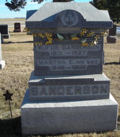 SANDERSON, MARTHA E. - Humboldt County, Iowa | MARTHA E. SANDERSON 