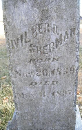 SHERMAN, WILBER D. - Humboldt County, Iowa | WILBER D. SHERMAN 