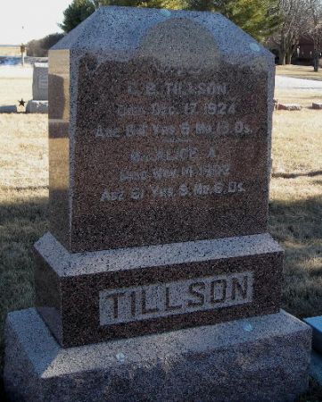 TILLSON, CHARLES B. - Humboldt County, Iowa | CHARLES B. TILLSON 