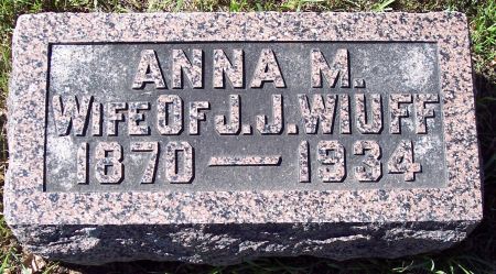 IVERSON WIUFF, ANNA M - Humboldt County, Iowa | ANNA M IVERSON WIUFF 