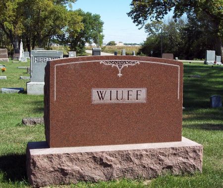 WIUFF, FAMILY MEMORIAL - Humboldt County, Iowa | FAMILY MEMORIAL WIUFF 