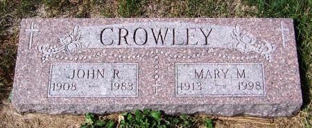 CROWLEY, MARY M. - Iowa County, Iowa | MARY M. CROWLEY 