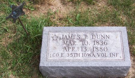 DUNN, JAMES P. - Iowa County, Iowa | JAMES P. DUNN 