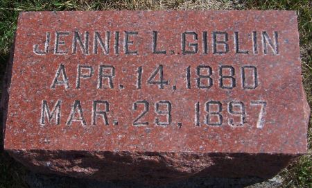GIBLIN, JENNIE L. - Iowa County, Iowa | JENNIE L. GIBLIN 