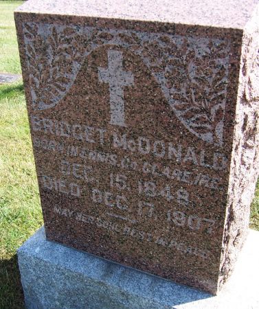 MCDONALD, BRIDGET - Iowa County, Iowa | BRIDGET MCDONALD 