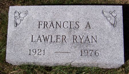 RYAN, FRANCES A. - Iowa County, Iowa | FRANCES A. RYAN 