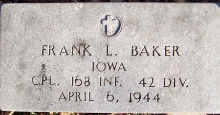 BAKER, FRANK L. - Jackson County, Iowa | FRANK L. BAKER 