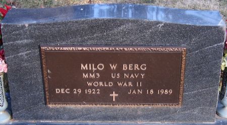 BERG, MILO W. - Jackson County, Iowa | MILO W. BERG 