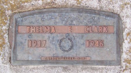 CLARK, THELMA E. - Jackson County, Iowa | THELMA E. CLARK 