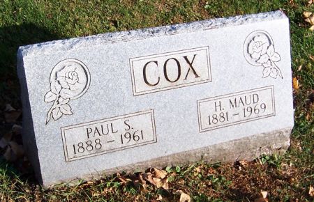 COX, H. MAUD - Jackson County, Iowa | H. MAUD COX 
