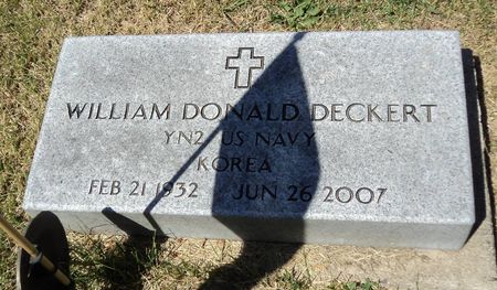 DECKERT, WILLIAM DONALD - Jackson County, Iowa | WILLIAM DONALD DECKERT 