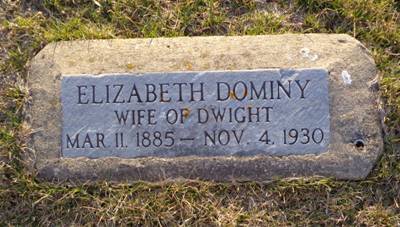 DOMINY, ELIZABETH - Jackson County, Iowa | ELIZABETH DOMINY 