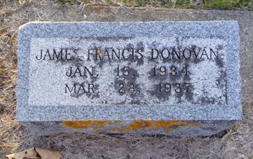 DONOVAN, JAMES FRANCIS - Jackson County, Iowa | JAMES FRANCIS DONOVAN 
