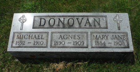 DONOVAN, AGNES - Jackson County, Iowa | AGNES DONOVAN 