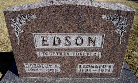 EDSON, LEONARD R. - Jackson County, Iowa | LEONARD R. EDSON 