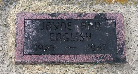 ENGLISH, JAYNE ANN - Jackson County, Iowa | JAYNE ANN ENGLISH 